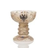 PUNCH GOBLET DECORATED WITH ST ANDREW’S CROSS, RUSSIAN IMPERIAL ARMS, THE CROSS OF [...]