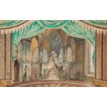 ALEXANDRE NIKOLAYEVICH BENOIS (1870-1960) - Set design for the ballet [...]