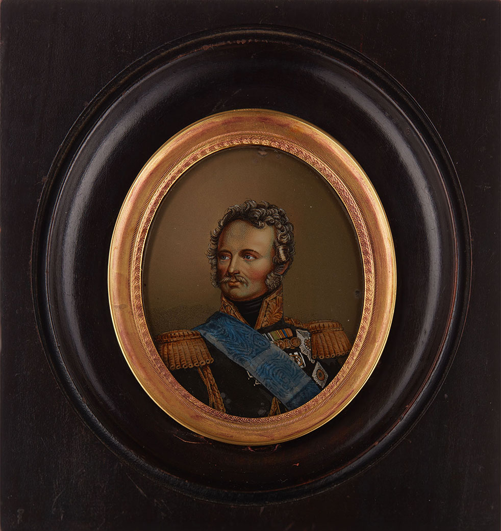 UNKNOWN ARTIST MID XIX CENTURY - Portrait of Field Marshal Ivan Fyodorovich [...]