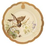 PORCELAIN PLATE FROM THE SERVICE OF GRAND DUKE VLADIMIR ALEXANDROVICH OF RUSSIA - [...]