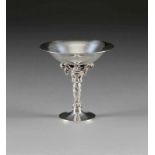 KLEINE TAFELAUFSATZSCHALE Dänemark, Kopenhagen, Georg Jensen, 1918 Silber. H. 12,7 cm, D. 12,8 cm,