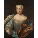 DEUTSCHER BILDNISMALER DES BAROCK Tätig Mitte 17. Jh. BILDNIS DER MARIA MARGARETHA NALBUSCH (EHEFRAU