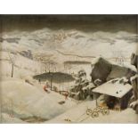 WERNER PEINER 1897 Düsseldorf - 1981 ebenda Winter Öl auf Leinwand. 81,5 x 100 cm. Signiert und