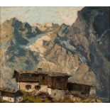 GEORG ARNOLD-GRABONÉ 1896 München - 1982 Percha-Buchhof 'In der Scharitzkehl' (Berchtesgaden) Öl auf