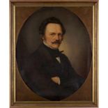 UNBEKANNTER PORTRAITMALER Tätig im 19. Jh. PORTRAIT DES FREIHERRN KARL VON THIELMANN Öl auf