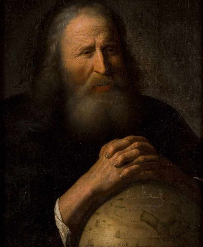 JOHANN MOREELSE 1603 Utrecht - 1634 Ebenda DER WEINENDE PHILOSOPH HERAKLIT Öl auf Leinwand (