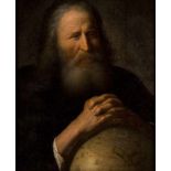 JOHANN MOREELSE 1603 Utrecht - 1634 Ebenda DER WEINENDE PHILOSOPH HERAKLIT Öl auf Leinwand (