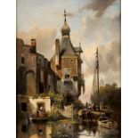 ANTHONIE WALDORP 1803 Den Haag - 1866 Amsterdam 'FANTASIE STADTANSICHT' ('FANTASIE STADSGEZICHT') Öl