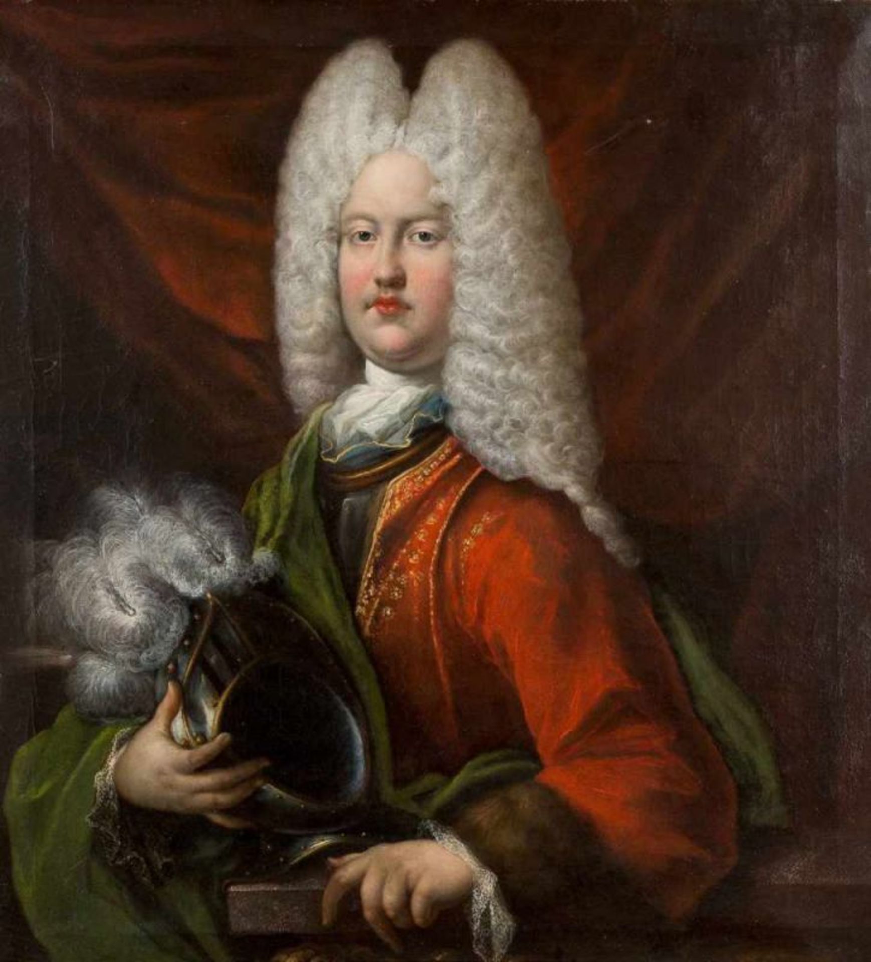 JOHANN CONRAD EICHLER 1680 Peine - 1748 Wolfenbüttel HALBFIGURENBILDNIS DES PRINZEN ENNO AUGUST