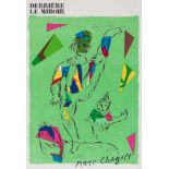 'MARC CHAGALL - AUS DERRIÈRE LE MIROIR' Mit einer Originalfarblithografie ('Der grüne Akrobat')