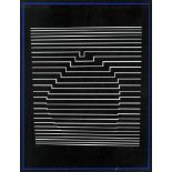 VICTOR VASARELY 1906 Pécs, Ungarn - 1997 Paris GEOMETRISCH Farbserigrafie auf Papier. BM 64,5 x 50