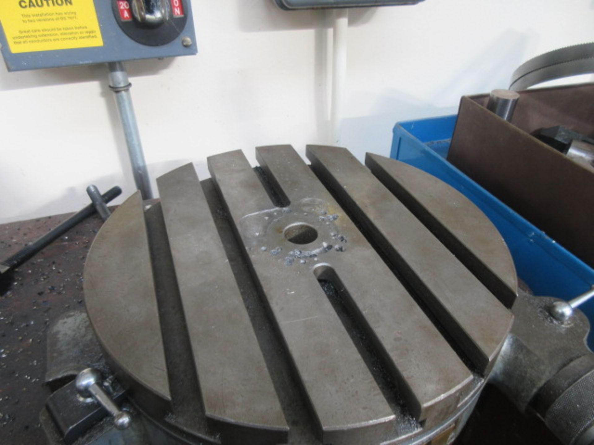 300mm dia rotary T slotted table. Holehouse Rd. Ground floor engineering. - Image 2 of 2