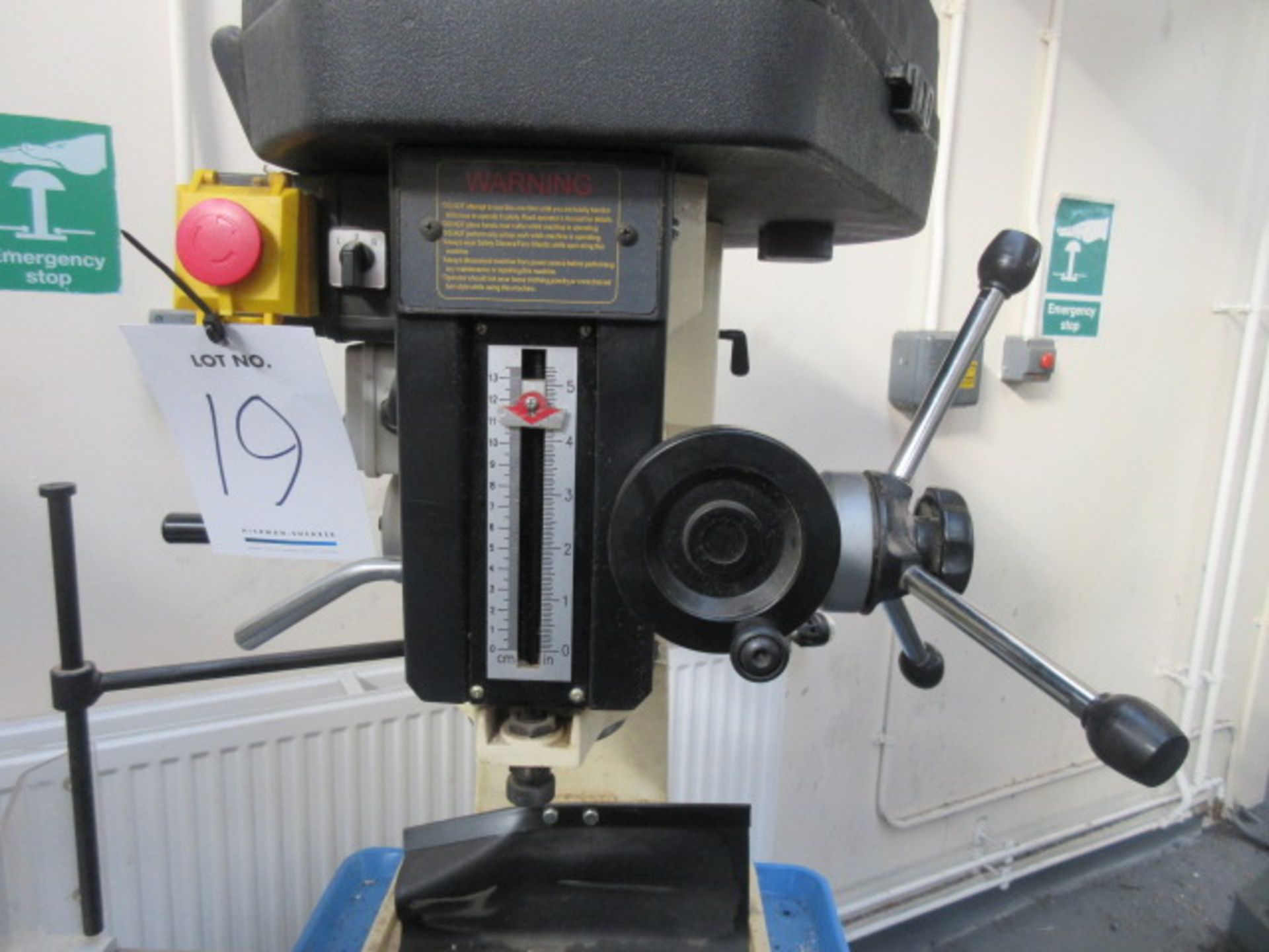 Axminster Power Tool Centre radial arm bench top drilling & milling machine with rise & fall head, - Image 2 of 4