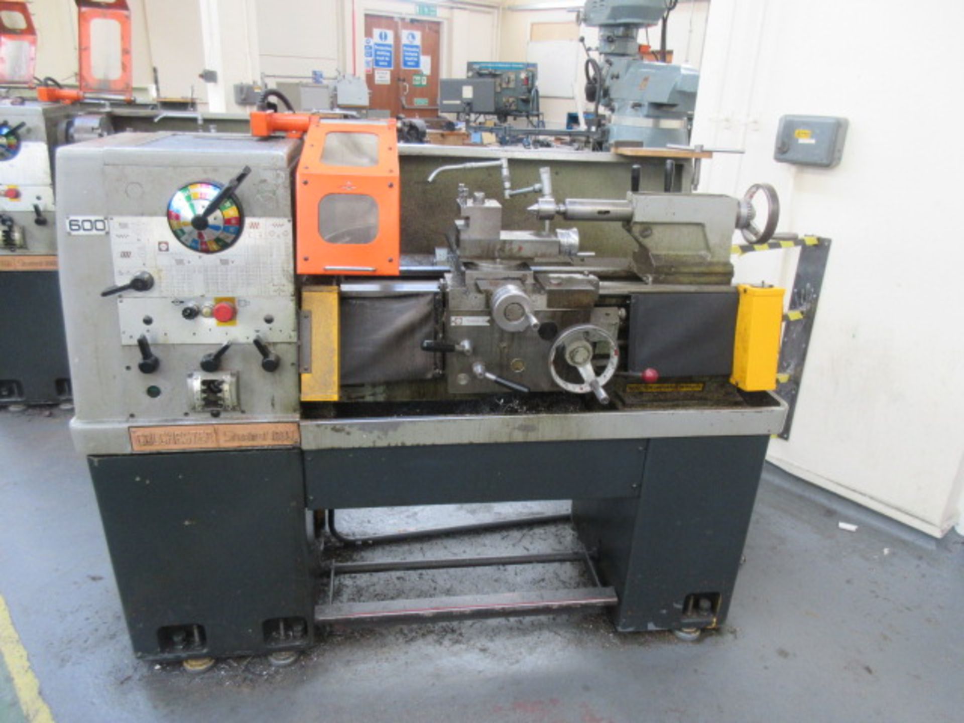 Colchester Student 1800 13" dia x 24" gap bed lathe with 3 jaw chuck, tailstock, metric/Imperial - Image 3 of 4