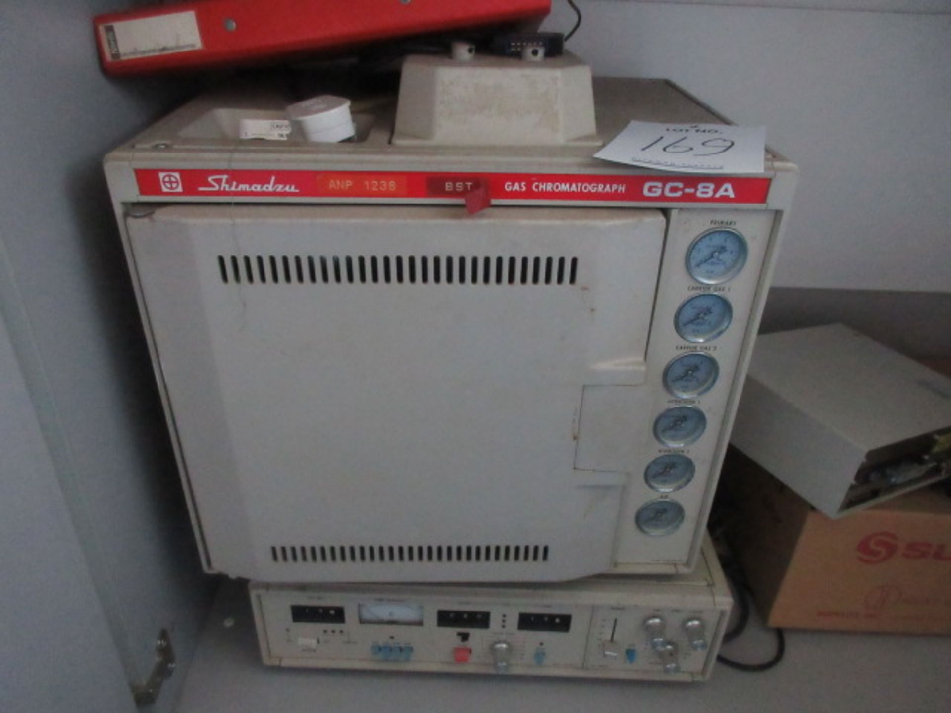 Shimadzu GC-8A Gas Chromatograph. Holehouse Road. Science lab ground floor