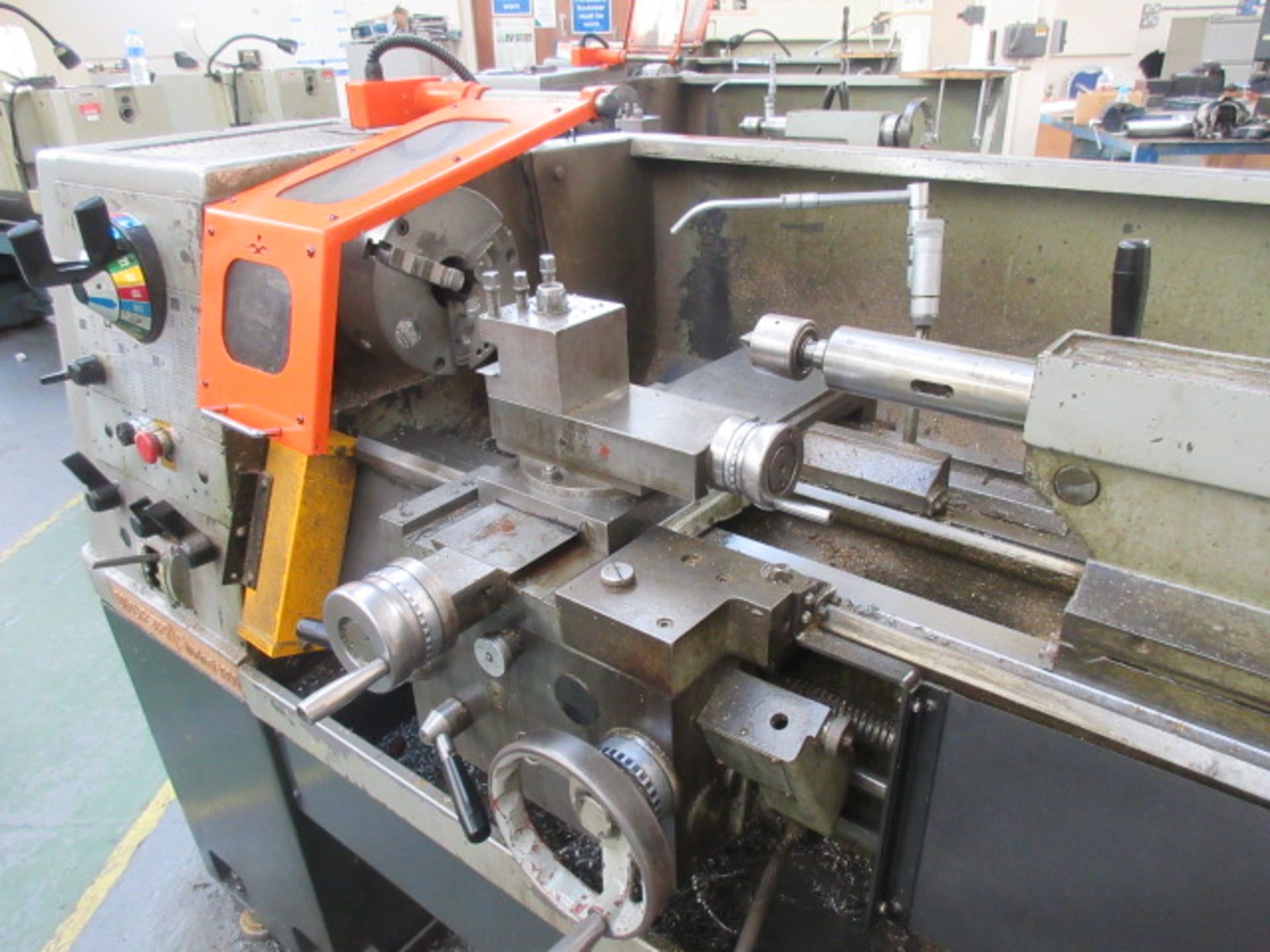 Colchester Student 1800 13" dia x 24" gap bed lathe with 3 jaw chuck, tailstock, metric/Imperial - Image 2 of 4