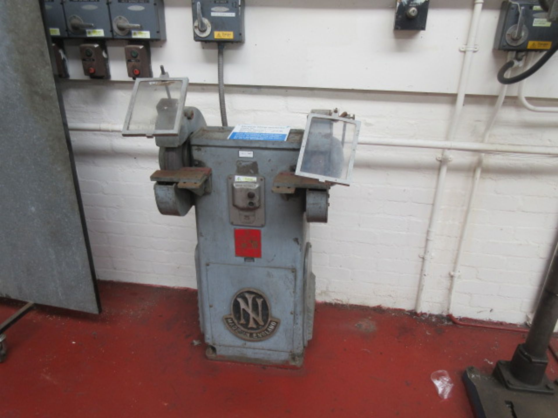 NI 12"" double ended pedestal grinder. Holehouse Road. Garage workshop.