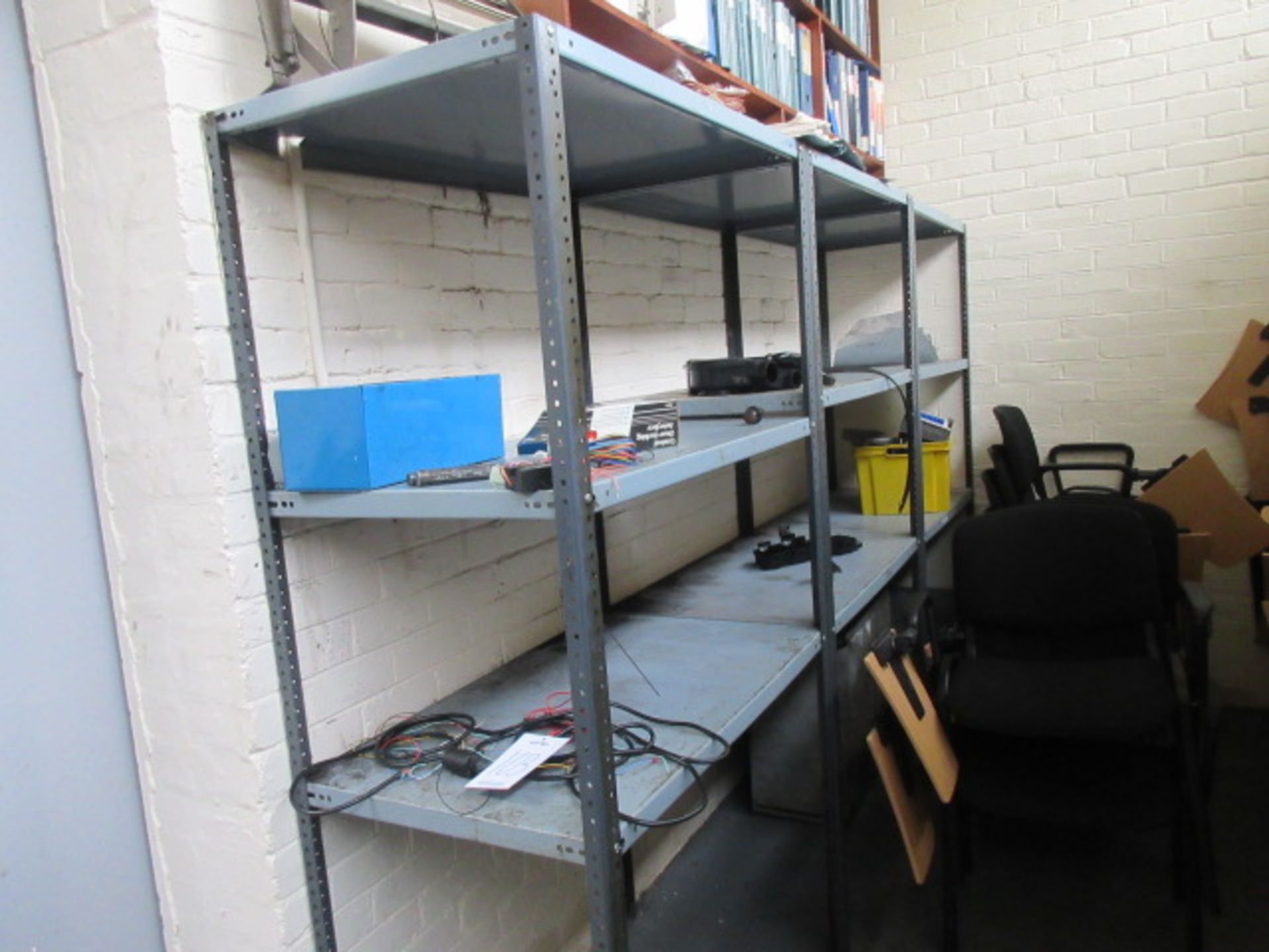 Two steel cupboards, a steel bench & 3 racks. Holehouse Rd. Ground floor engineering. - Image 3 of 3