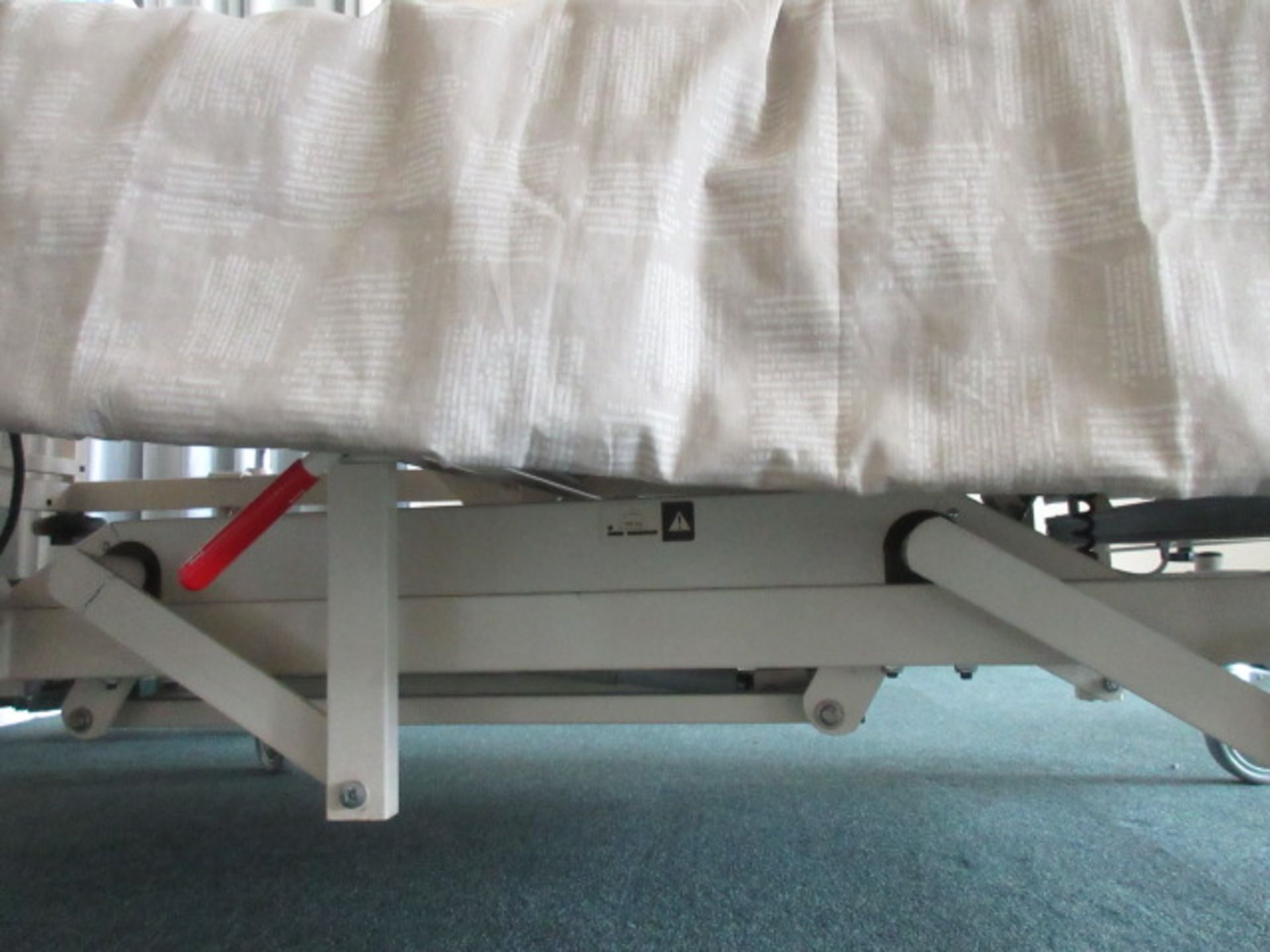 Huntleigh Nesbit Evans medical bed with powered rise & fall, tilting back rest. Holehouse Road. - Image 2 of 3