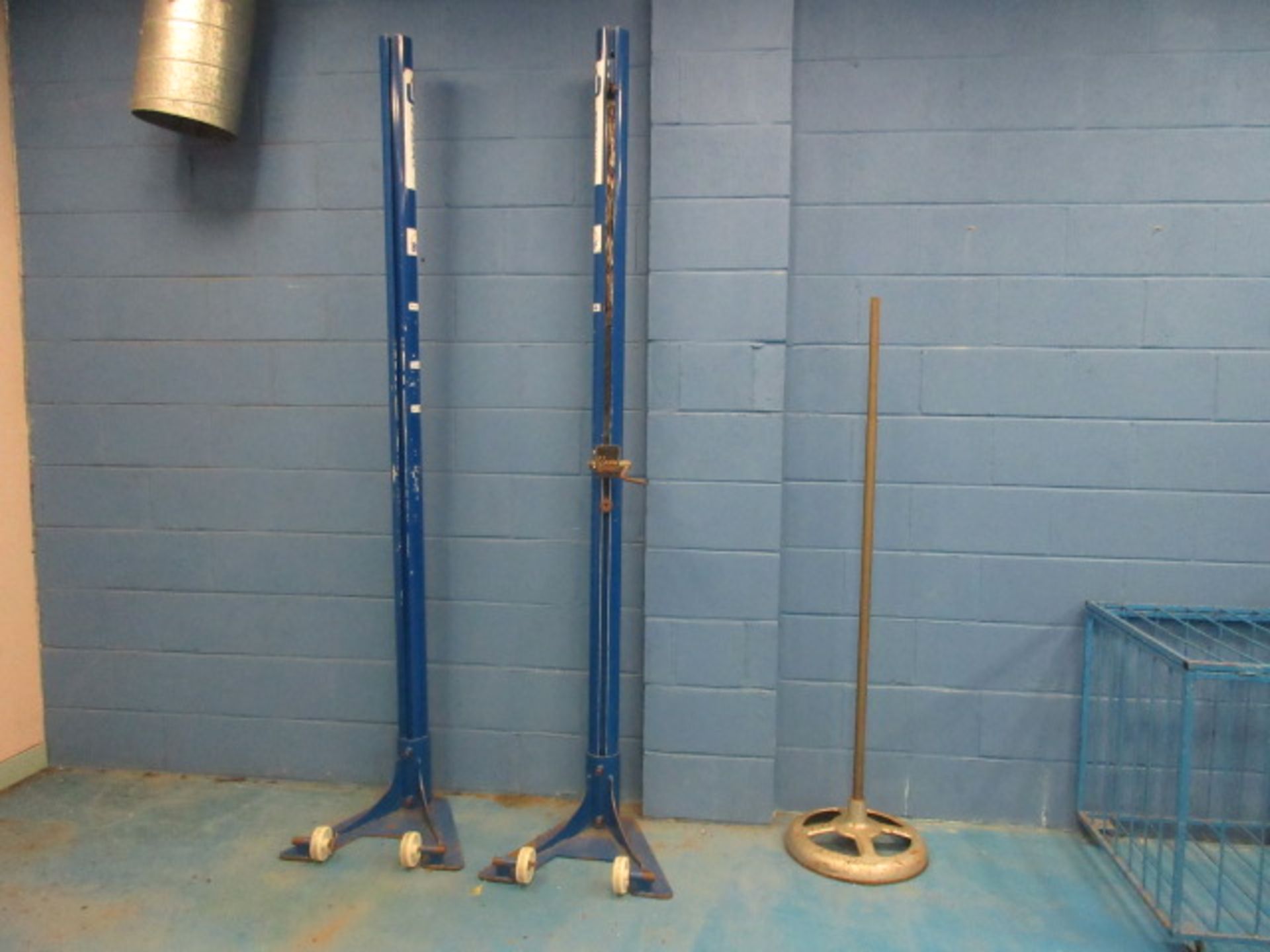 Various Sports Hall Equipment. To include Badminton nets and stands. Indoor hockey sticks and balls. - Bild 6 aus 14