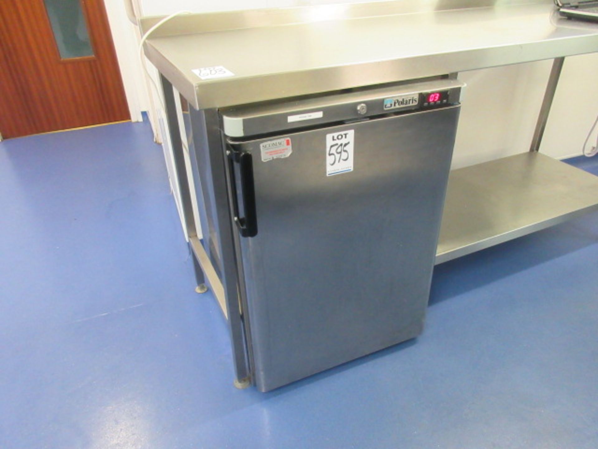 Polaris Stainless Steel Under Counter Refrigerator. Type POL 155S. YOM 2005 Holehouse Road.