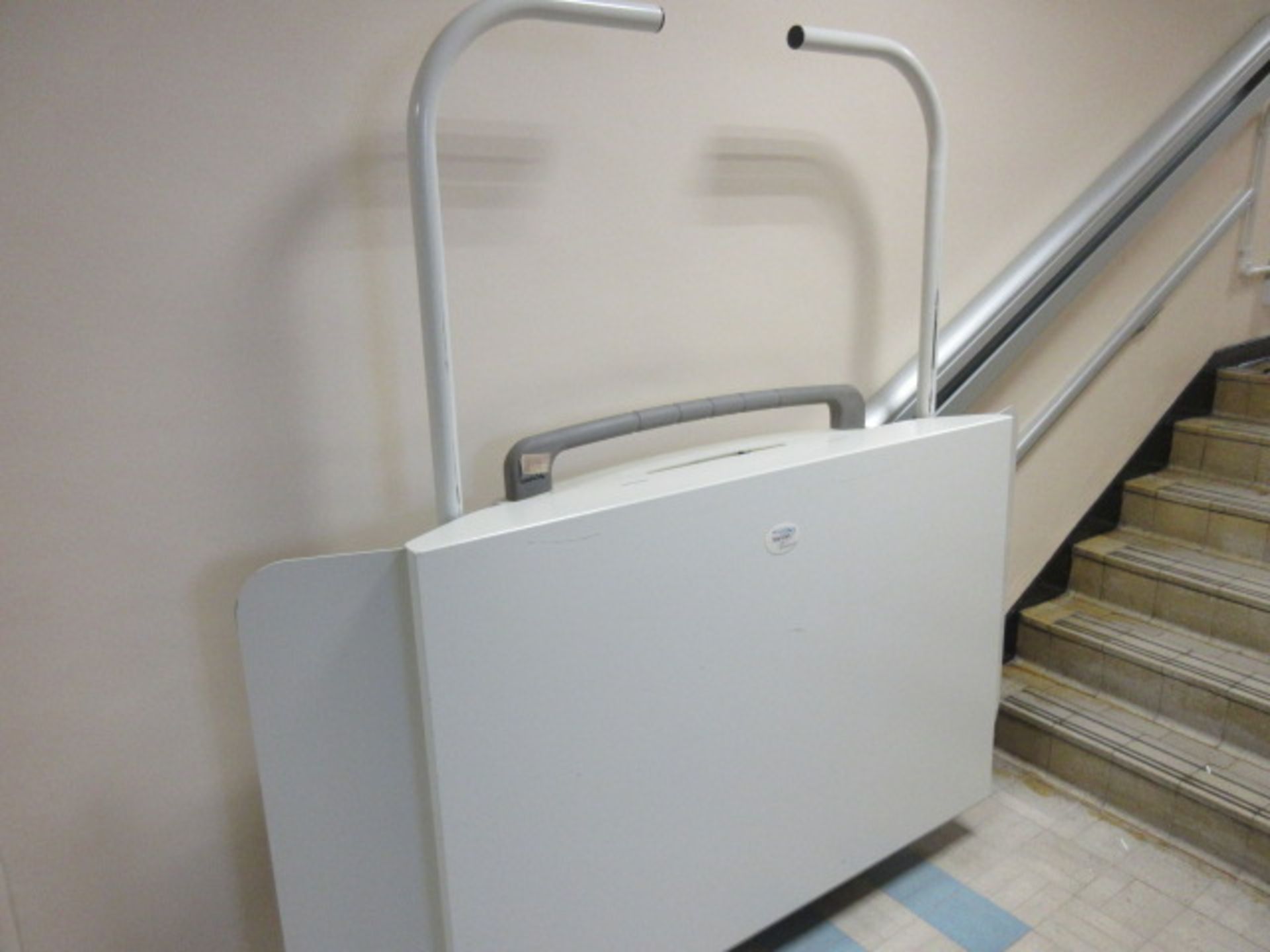 Stannah wheelchair Stair-Rise SX stair lift. Lift height 930mm, rated load 230kg (36 stone), size