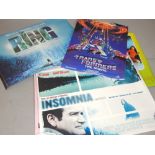 Quantity of modern quad film posters, Scooby-Doo, The Ring and the Royal Tenenbaums,