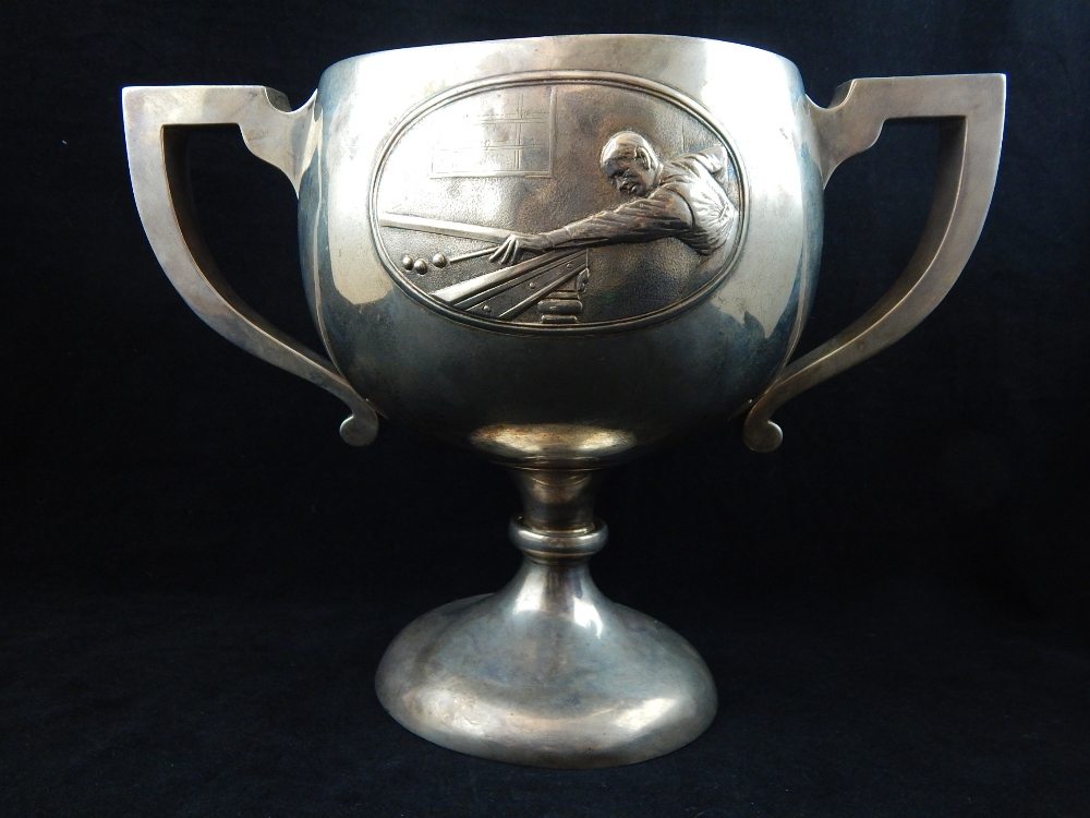 The British Warrant and NCOs Mess Sudan Defence Force (snooker / billiards) silver trophy, - Image 2 of 25