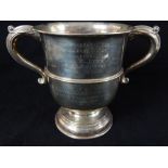 Presentation trophy, Challenge Match Between The Royal Ulster Rifles and The Warwickshire Regiment,