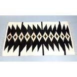 A good hand woven Zapotec rug, Mexico,