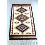 A good Zapotec rug from Oaxaca, Mexico,
