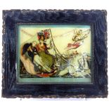 Nelson interest: ''Britannia Bringing Her Dead Hero To Britannia's Shore'', reverse hand coloured