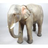 Contemporary composition model of a standing elephant, 100 cm H