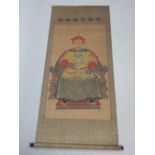 Early 20th century Chinese tapestry scroll,