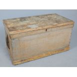 Victorian pine trunk 93 cm W