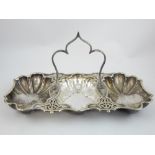 Walker and Hall three section sweetmeat dish,