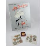 Souvenir book "My Fair Lady" commemorative medallion and sundry coinage.