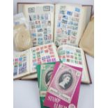 The Meteor stamp album containing a collection of mid 20th C British,