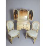 French boudoir furnishings, circa 1910,