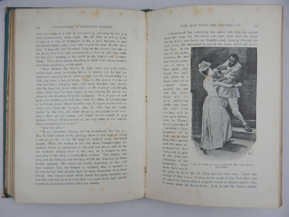 Arthur Conan Doyle, The Adventures of Sherlock Holmes, 1st edition, published by Newnes 1892. - Image 4 of 4