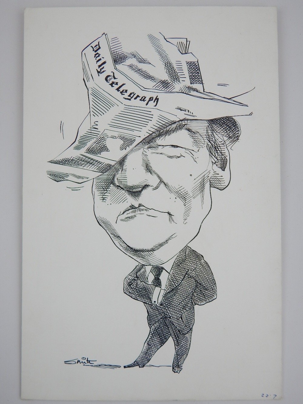 David Smith, British, 20th C, portrait cartoons of political and world interest, all titled, inc. - Bild 3 aus 4