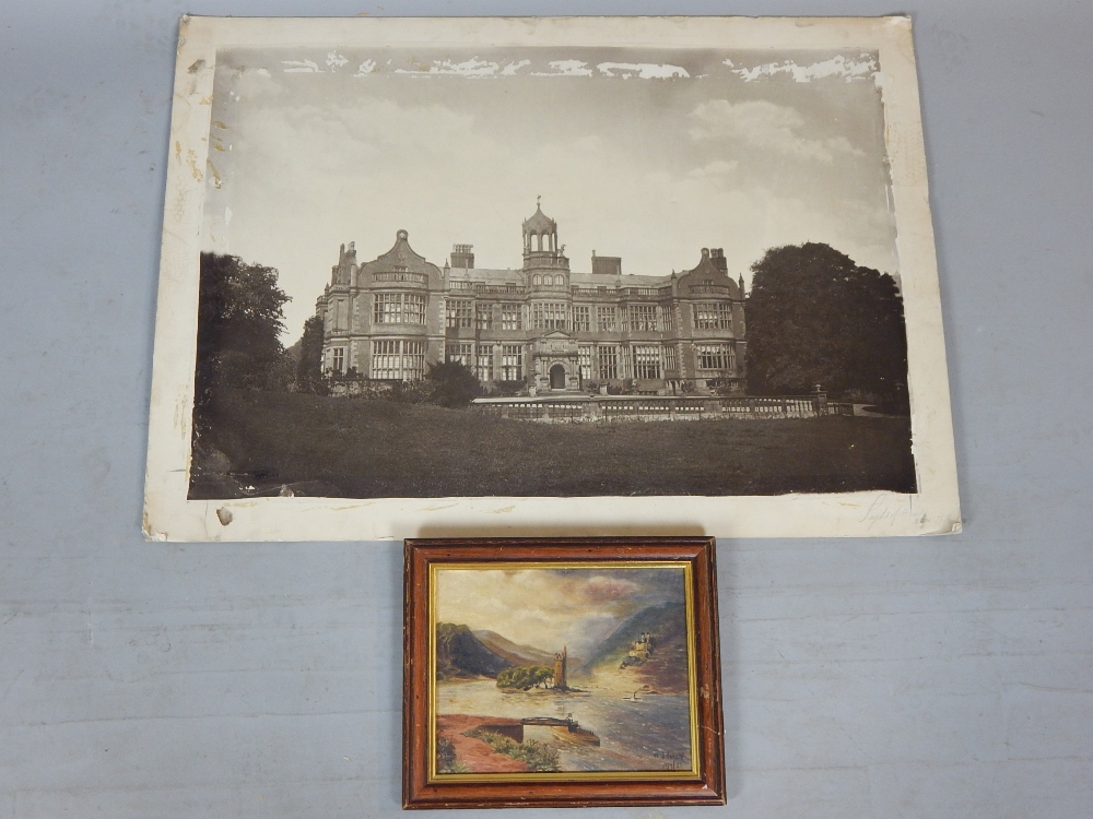 Two framed and two unframed items comprising print, a photograph, - Image 2 of 2