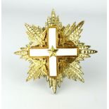 Order of Merit of the Italian Republic, silver grand star, Johnson of Milan.