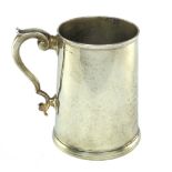 Antique Victorian Sterling Silver mug by John Samuel Hunt, London c1860.