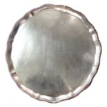 Antique George V Sterling Silver presentation salver by Goldsmiths & Silversmiths Company Ltd,