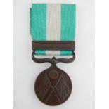 Sino - Japanese war medal, 1894 / 95, blank clasp.