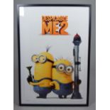 'Despicable Me 2' cinema poster, framed, 91.5 x 60.8cm.
