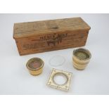 18th C Ivory compass & navigation device in turned barrel form