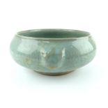 Chinese celadon crackle glaze bowl, diam 24cm, 9cm h