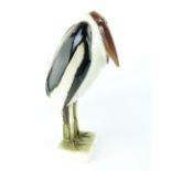 Nymphenburg, West Germany porcelain figurine of a bird, impressed and stamped factory mark to
